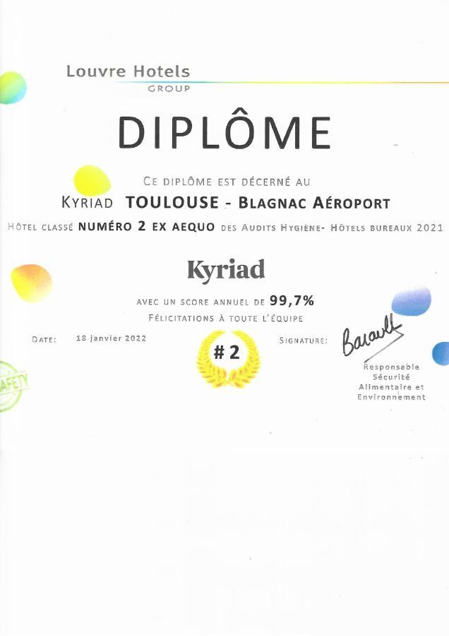 Kyriad Toulouse Blagnac Aeroport Hotel Buitenkant foto